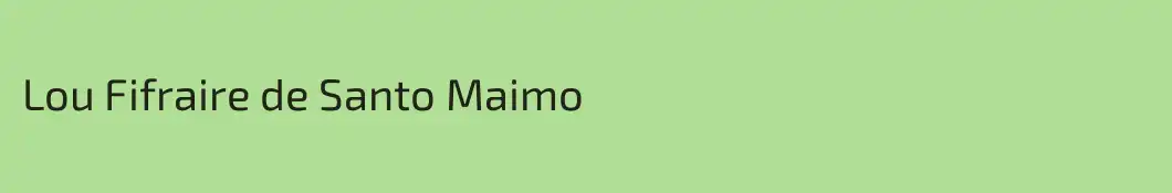 Lou Fifraire de Santo Maimo